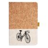 Cork And Heathered Fabric Hardcover Journal 5.5" X 8.25" Thumbnail